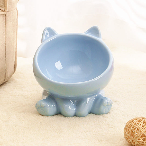 Dogs And Cats Ceramic Bowl