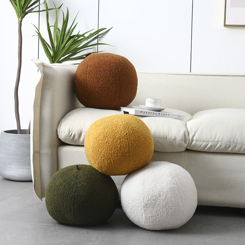 Velvet Soft Ball Pillow