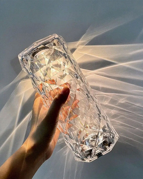 Rose Crystal Lamp